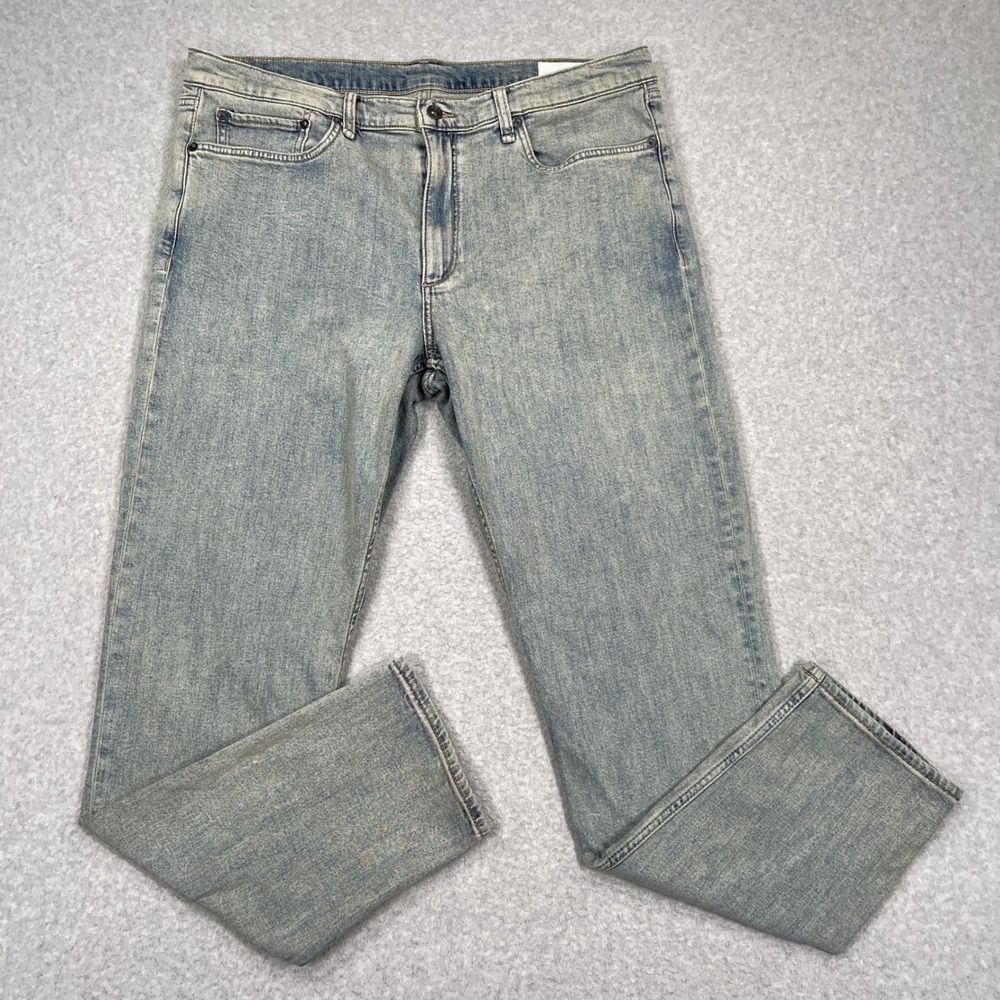 Rag & Bone Fit 2 Slim Jeans Mens 38x32 (37x31) Vintage Blue Denim RX0225F2VVB